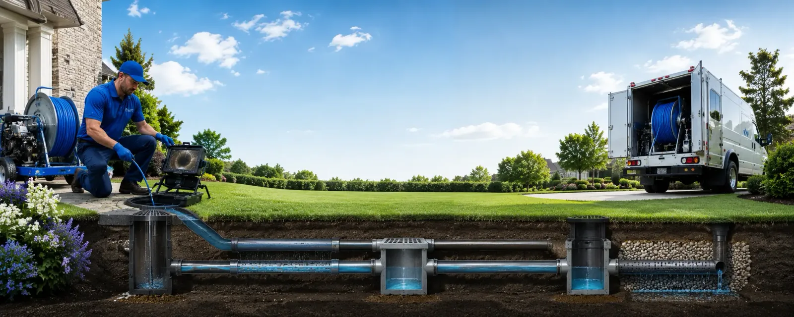 Outdoor drain cleaning information for Allerton, IL